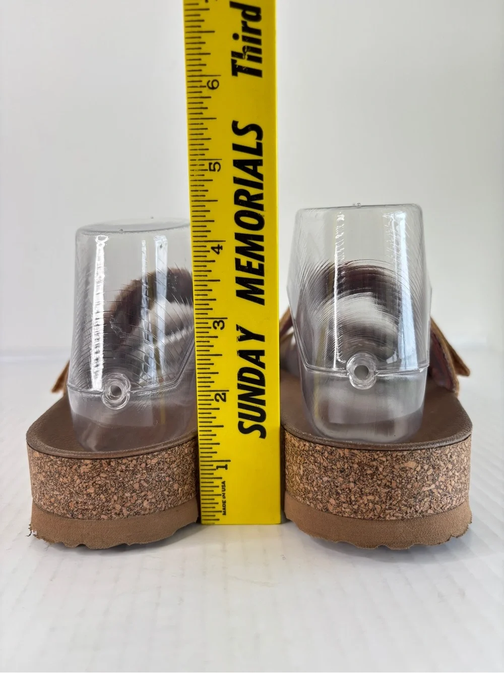 Skechers GRANOLA Arch Fit Sandals Womens Size 9 Tan Two Strap Luxe Foam Cork NEW